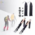 Folding Cane Aluminum Hiking Trekking Poles for Climbing Mountaineering 110cm. 