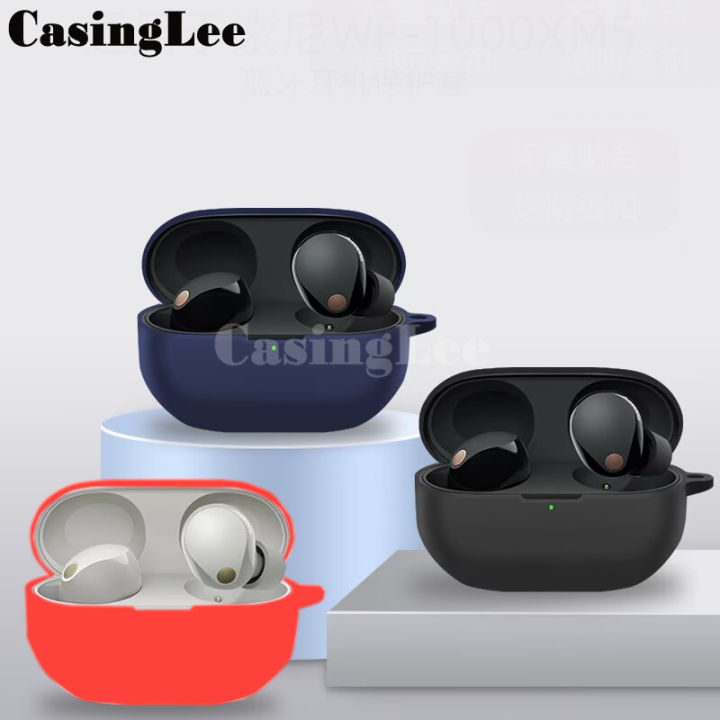 For%20SONY%20WF-1000XM5%20case%20Headphone%20Protective%20Case%20Soft%20Liquid%20Silicone%20Cover%20Wireless%20Suitable%20For%20Sony%20WF1000XM5%20Back%20cover%20-%20Image%205