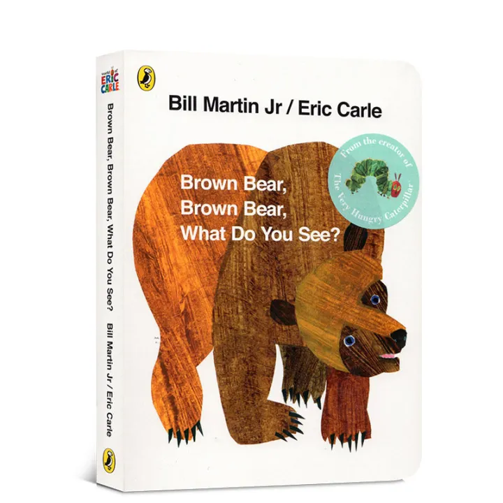 Brown Bear What Do You See Board Book Colouring English Activity Story ...