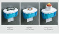 Migeet wall mounted non perforated transparent tissue box. 