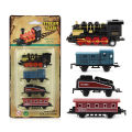 【Hot selling items 】GC 1:60 Simulation Alloy Train Toys Retro Steam Pull-back Train Model For Children Birthday Gifts Home Decor. 