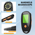 Handheld Digital Microscope Kids Microscope with2.0 Inch IPS Color Screen 8 Adjustable 3-Level LED Lights Compatible withPC. 