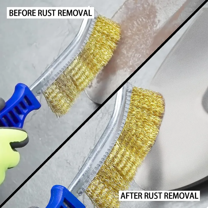 SALI%20Wire%20Brush%20for%20Cleaning%20Rust%20Removal%20Heavy%20Duty%20Brass%20Brush%20Tool%2011"%20Long%20Handle%20with%20Plastic%20Handle,%20for%20Automotive,%20Grill,%20Paint,%20Welding%20Slag%20&%20Household%20More%20and%20Thicker%20Bristles%20-%20Image%208