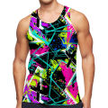 3D Fantasy Abstract Graffiti Figure Tank Top Gym Clothing Men Summer Streetwear Basketball Vest Quick Drying Sleeveless y2k Tops. 