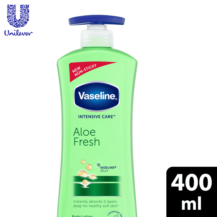 Vaseline%20Aloe%20Fresh%20Body%20Lotion,%20400ml%20-%20Image%203