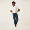 Moose Men’s Slim Fit Jeans – Mid Indigo. 