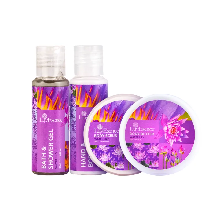 LuvEsence Water Lily - Mini Body Care Set