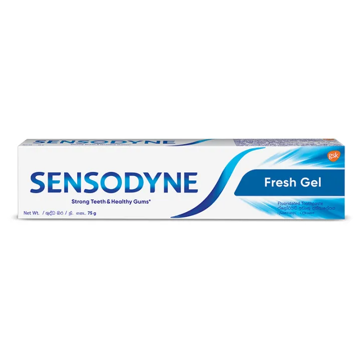 Sensodyne Toothpaste Fresh Gel Sensitive Toothpaste for everyday cool freshness Dentist Recommended Brand 75G