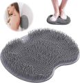 Foot Scrubber for Shower 25 x 30 CM, Silica Gel Shower Foot Scrubber, Shower Foot Scrubber Mat with Non-Slip Suction Cups, for Improve Circulation and Relieve Tired. 