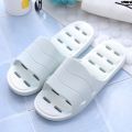 Leaking House Slippers ︺ Bath ﹔} Non-Slip Bathroom Slippers Couple ] Hole Men's Inner Dry Use ︼ Cool Speed PVC“ Female Summer ]. 