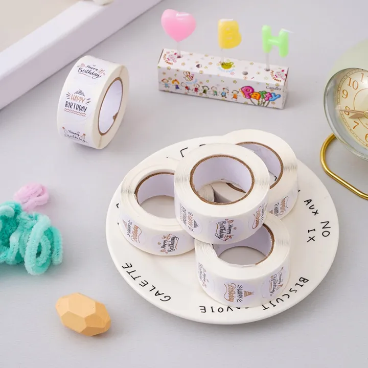 100-500%20s%201inch%20Cute%20Happy%20birthday%20Stickers%20for%20Gift%20Wrapping%20Decoration%20Envelope%20Sealing%20Label%20Kids%20toys%20Stationery%20Stickers%20-%20Image%205