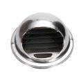304 Stainless Steel Air Vent Round Grille Ventilation Cover Wall Vent Outlet 4 Inch. 