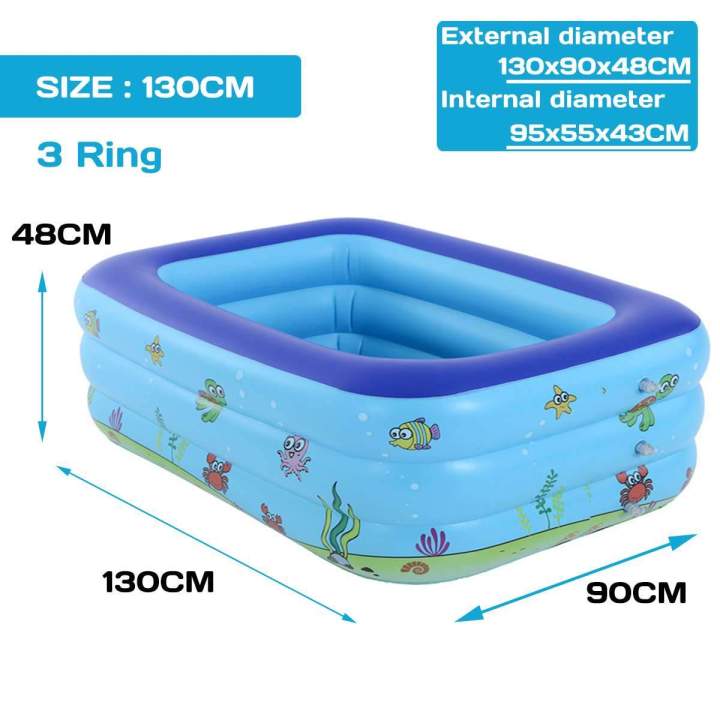 3%20Rings%20Inflatable%20Rectangular%20Baby%20&%20Kids%20Swimming%20Pool%20130x90x48%20-%20Image%202