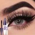 Cyion 2-in-1 Mascara & Eyeliner Set - Quick-Dry, Waterproof, Long-Lasting 24 Hours, Volumizing & Lengthening with Silicone Brush, Triangular Applicator, for All Skin Types, Black. 