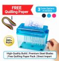 Paper Quilling Hand Shredder Cutter Machine – High-Quality Paper destroyer & DIY Craft Tool | 3 Color Options + Free Multicolor Quilling Paper Pack. 