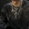 Kwentas for men Korean Style Pearl Necklace Men Tribe Necklace necklace fashion for men aesthetic kwintas for men pendant for men. 