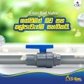 1/2" PVC Ball Valve S-LON Deluxe Two Pieces Ball Valve 20mm S-Lon Stop Valve. 