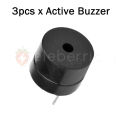 3pcs Active Buzzer 5V DC for Arduino. 