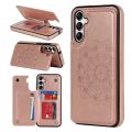 Wallet Double Buckle Datura Flip Leather Cases For Samsung Galaxy A13 A14 A15 A16 A35 A52 A53 A54 A55 S25 Ultra S24 FE S23 Plus. 