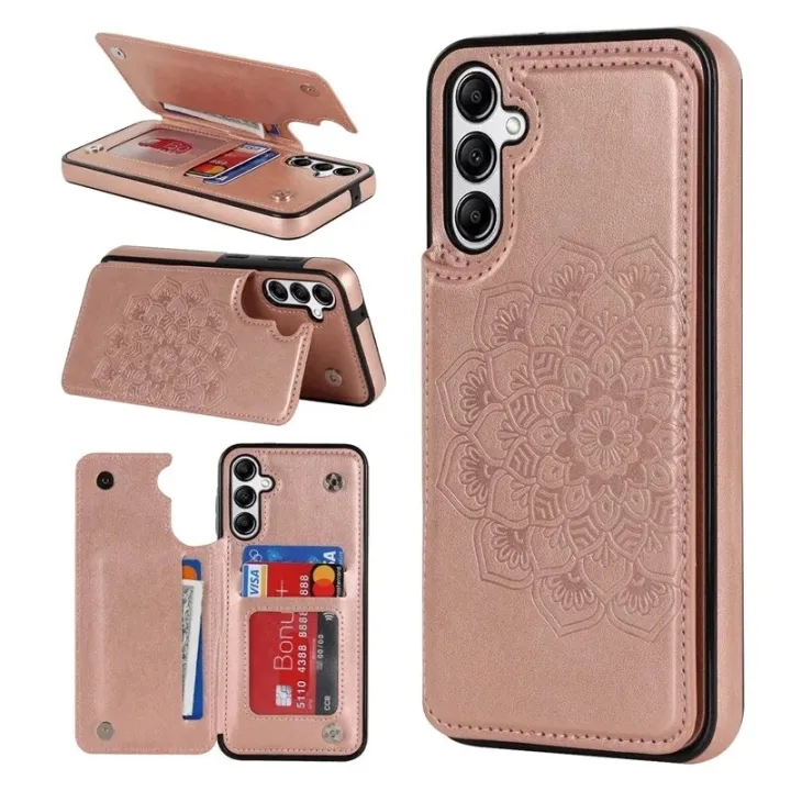 Wallet%20Double%20Buckle%20Datura%20Flip%20Leather%20Cases%20For%20Samsung%20Galaxy%20A13%20A14%20A15%20A16%20A35%20A52%20A53%20A54%20A55%20S25%20Ultra%20S24%20FE%20S23%20Plus%20-%20Image%207