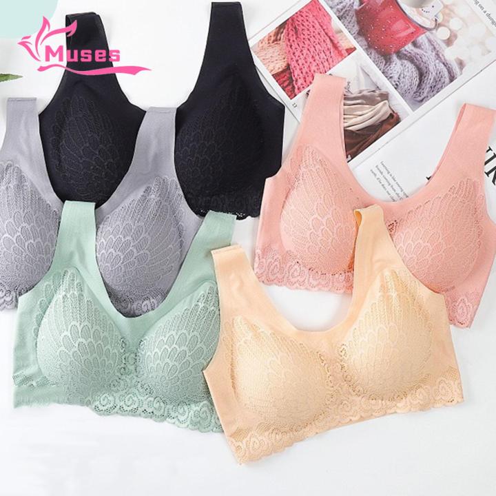 Muses%20Mall%20Girls%20Brassiere%20Wide%20Shoulder%20Straps%20Women%20Seamless%20Stretchy%20Vest%20Bra%20-%20Image%204