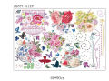 Pastoral Style Butterfly Flower Bird Cage Wall Sticker Living Room Bedroom Decorations Wallpaper Mural Removable Stickers. 