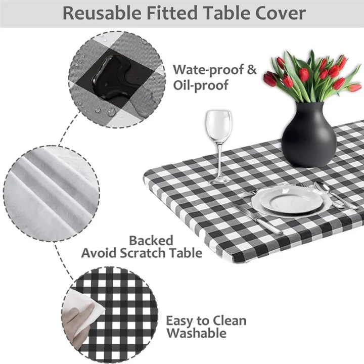 3%20Pcs%20Tablecloth%20for%20Table,Stretch%20Waterproof%20Elastic%20Vinyl%20Picnic%20Table%20Cover%20with%20Flannel%20Backed%20Lining%20(Black)%20-%20Image%204
