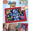 3D Magic Drawing Pad 8 Light Effects Puzzle Board 3D Sketchpad Tablet Creative Kids Pen Gift Leds Lights Glow Art Drawing Toys. 