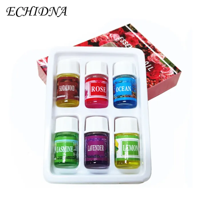 6Pcs/12Pcs 3ml Water Soluble Fragrance Oil Persistent Plant Extract Body Aromatherapy Lamp Relieve Stress Supplies for Diffuser