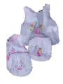 Newborn Baby Frocks and panty 6Pcs(3 frocks and 3 panties) 100% Cotton [Hospital Pack Item]. 