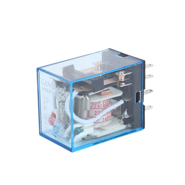 5X%20220/240V%20AC%20Coil%20DPDT%20Power%20Relay%20MY2NJ%208%20Pin%20With%20Socket%20Base%20-%20Image%204