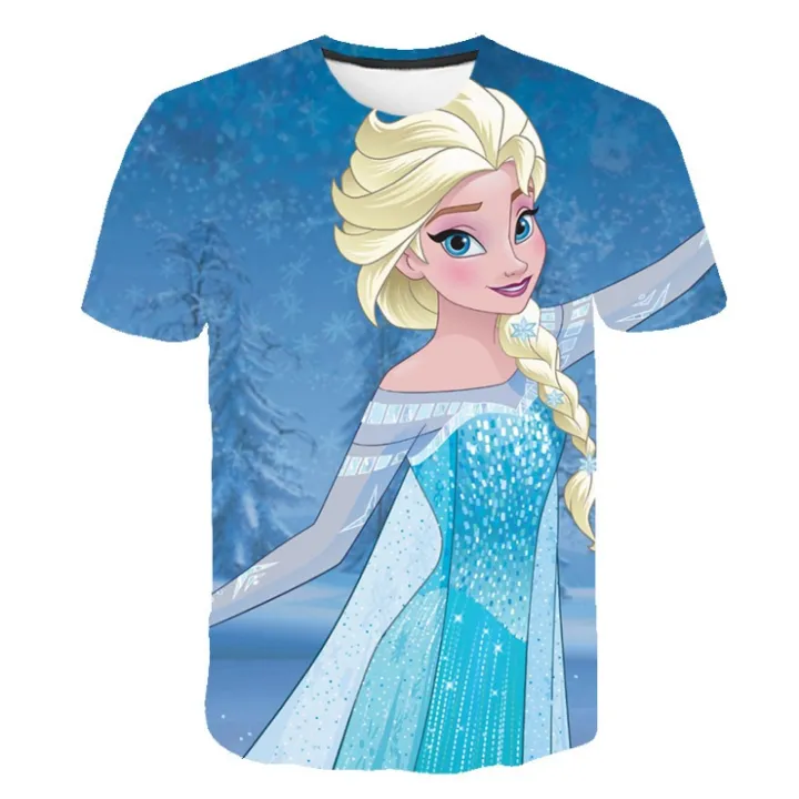New%20Summer%20Frozen%202%20T%20Shirt%20Anna%20Elsa%20Girl%203D%20Digital%20Printing%20Clothing%20Tops%20Frozen%20Snow%20Queen%20Anna%20Elsa%20Cartoon%20Print%20Shirts%20-%20Image%205