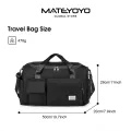 MATEYOYO Travel Bag Fitness Handbag Yoga Sports Bag Waterproof Weekender Bags Sport Bag Yoga Shoulder Bag Traveling Bag Fitness Bag Gym Totes for Men Women. 