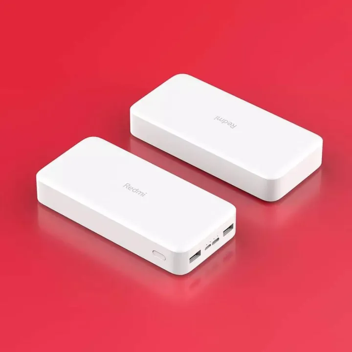 Xiaomi%20Redmi%20White%20Power%20Bank%2020000mAh%20Powerbank%2018W%20QC3.0%20Portable%20Charger%202%20USB%20Port%20Battery%20Pack%20External%20xiomi%20Xiaomi%20Power%20Bank%20Mi%20Power%20Bank%2020000%20mAh%20-%20Image%204