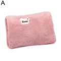 Hand Warmer Heat Pack Cute Rechargeable Electric Hot Handwarmer Rabbit Reusable Safety Water Bottle Bag Hot Water Fur S0X5. 