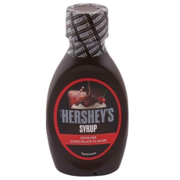 Hershey’s Syrup Genuine Chocolate Flavor – 200g Use it as a topping for ice cream, pancakes, waffles, and even in your milkshakes. It also makes a great addition to baking recipes like brownies and cakes.