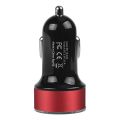 Durable Car Charger Car Accessories Dual Usb Qc 3.0 For Mobile Phones Car Charger Adapter Led Voltmeter Cigarette Lighter. 