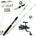 Crocodile Solid fiberglass transparent fishing rod 3M/10 Feet fishing Rod. 