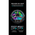 KOKKO X42 Cell Phone Cooler Fan With Temperature Digital Display Cooler Customized RGB Lighting Semiconductor Heatsink Cooling. 