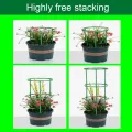 3 Set Durable Green Plant Support Pile Half Round Removable Climbing Vines Stake Easy to Use Flower Ring Support Rack. 