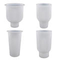 3D Gypsum Concrete Plaster Epoxy Vase Silicone Mold Flower Pot Mould Gardening Decoration. 