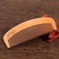 1Pc Natural Peach Wood Comb Close Teeth Anti-static Head Massage Beard Hair Care Tool Beauty Accessories Barber Women's Hairdres. 