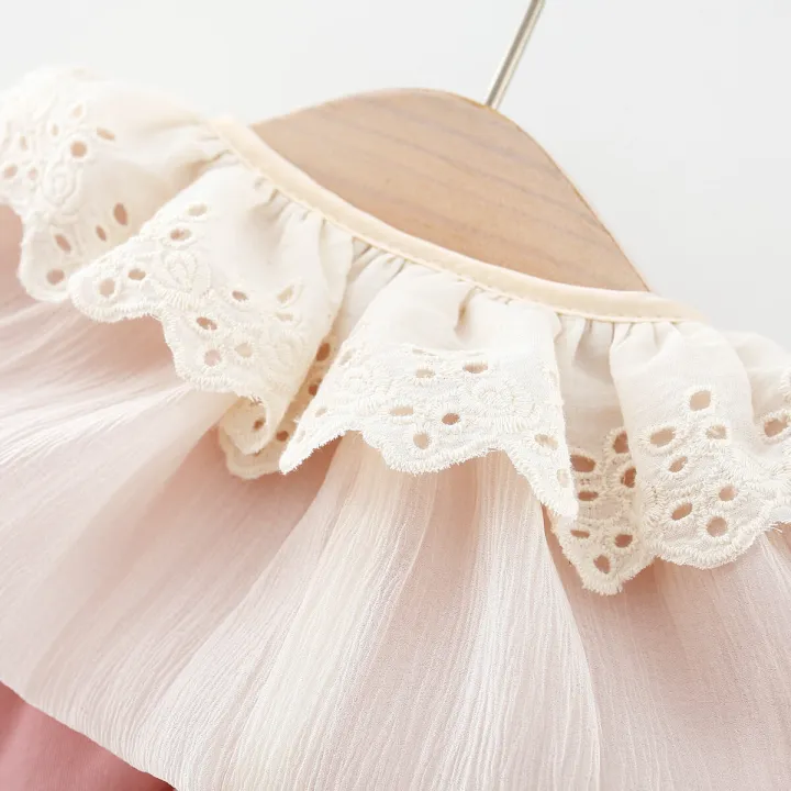 Spring%20And%20Autumn%20New%20Girls'%20Baby%20Long%20Sleeve%20Windbreaker%20Coat%20Lace%20Lapel%20Infant%20Coat%20Windproof%20Girl%20Children'S%20Clothing%20Suitable%20For%200-3%20Years%20Old%20-%20Image%205