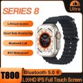 T800 Ultra Smart Watch Heart Rate Monitor Bluetooth Call Multi Sports Mode Fitness Series 8 Smart Band Smartwatch for Mobile Phone (Features T55 i7 i8 HW67 Pro Max Plus T500 T900 116) 192331358 High-Five LK. 