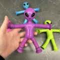 popit toys 1/3pcs Telescopic Alien Suction Cup Toys Kids Children Pop Tube Sensory Playing Stress Relief Fidget Games Early Education ToyParty Packs Sets. 