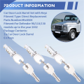 Car Door Lock Barrel Set with Keys Car Door Locking System Accessories Mtc6504 for 90 110 130. 