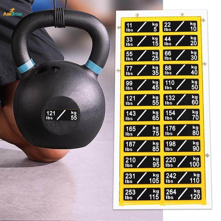 Weight Sticker Labels Weight Stack Labels Sticker for Gym Outdoor Home ...