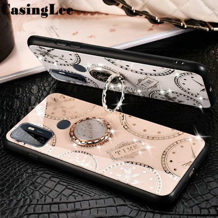 CasingLee%20For%20OPPO%20A53%20case%20Navigation%20Magnetic%20Ring%20Holder%20Luxury%20Diamond%20clock%20Mirror%20Back%20%20Cover%20OPPO%20A53%20Phone%20cases%20cover%20Luxury%20with%20Lanyard%20-%20Image%208