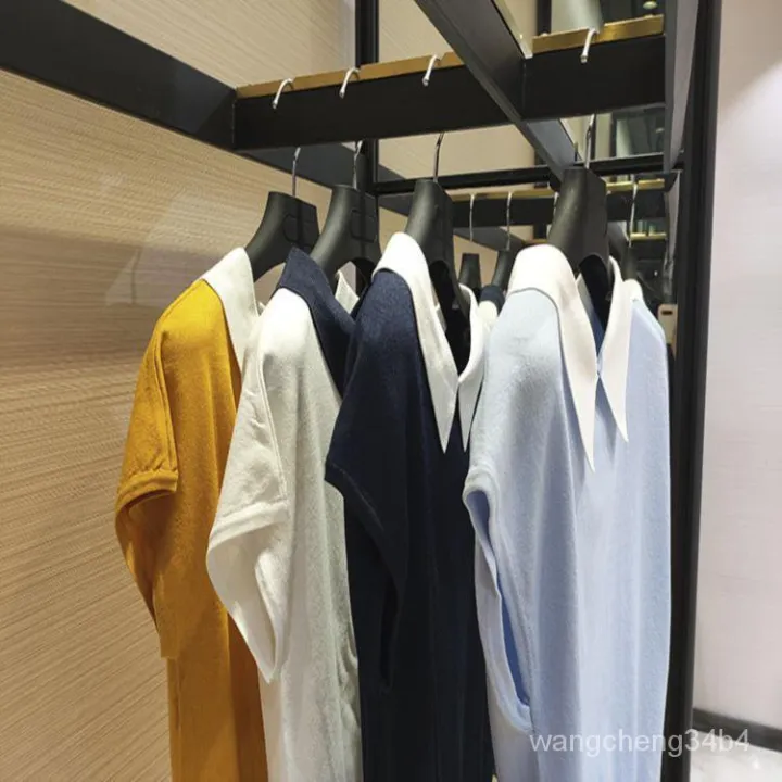 Official%20Website%20Counter%20Girdear%20New%20Women's%20Clothing%202024%20Summer%20Lapels%20Ice%20Silk%20Knitted%20polo%20Shirt%20Half%20Sleeve%20T-shirt%20-%20Image%207