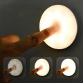 Stick Tap Push Lamp Night Light USB Rechargeable Stick-on Push Light Wireless Cabinet Counter Mini Night LED Lighting. 